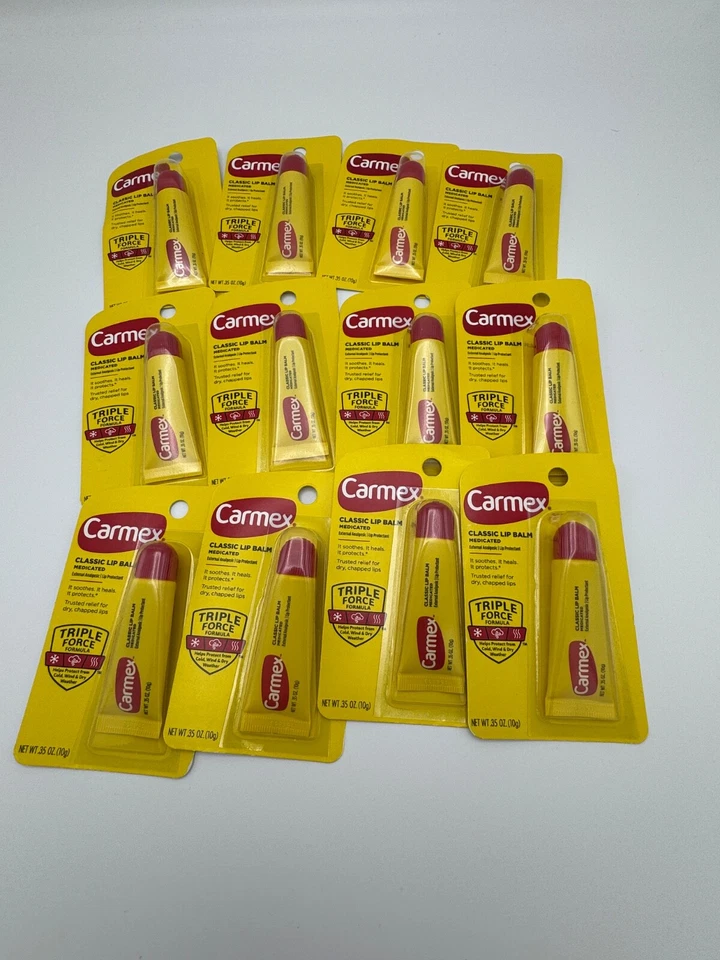CARMEX Original Classic Lip Balm Tube Medicated External Analgesic