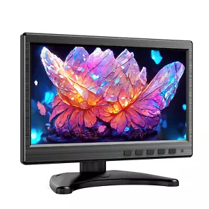 Miktver 10.1'' Monitor, 1024x600 LCD IPS Monitor,Security CCTV Display with HDMI - Picture 1 of 7