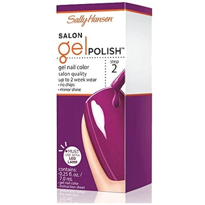Nuevo esmalte de uñas en gel Sally Hansen Salon, púrpura pulido, 0,25 onzas líquidas Foto 1 de 4
