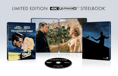 To Catch a Thief 4K SteelBook LE 70th Anniversary Ships in a Box - Image 1 of 3