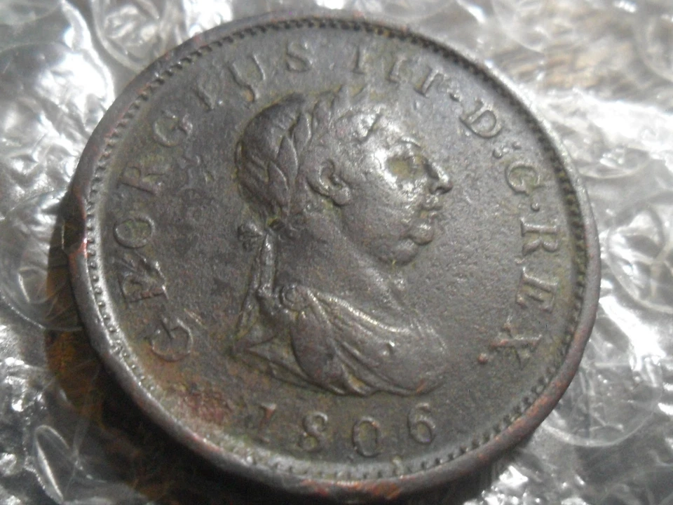 1806 George III penny. - Image 1 of 3