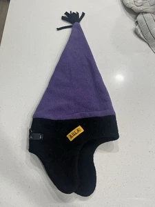 BULA Snowboard Hat Vtg 90s Grey Fleece Ear Flap Long Jester Stocking Cap USA - Picture 1 of 12