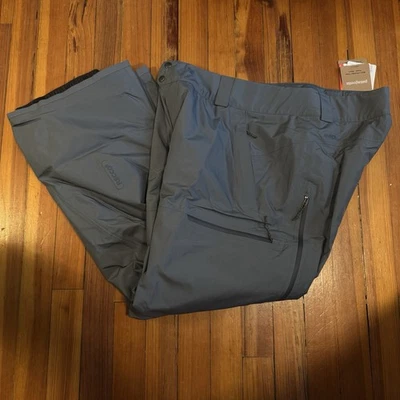 PATAGONIA порошок город лыж снега брюки мужской размер XL короткий плюмаж серый новый с Ярлыками $249 - Изображение 1 из 4