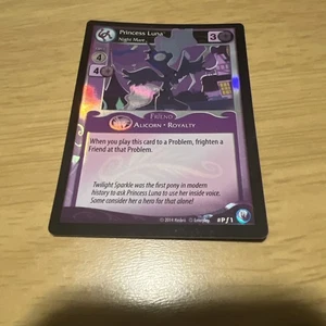 Princess Luna Night Mare PF1 Promo Foil Pl Canterlot Nights My Little Pony CCG - Picture 1 of 4