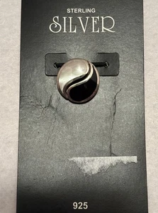 Vintage Silver Express Sterling Silver Yin Yang Pendant Charm 925 - Picture 1 of 10