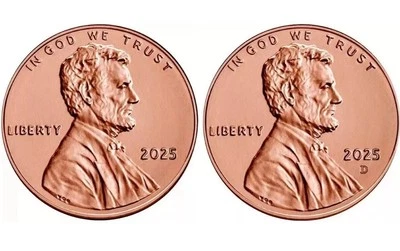 2025 P&D Lincoln Penny Cent Set **FREE SHIPPING** - Image 1 of 2