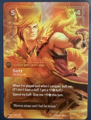 Sett - Brawler - Origins (OGN) Riftbound TCG NM/M - Image 1 of 2