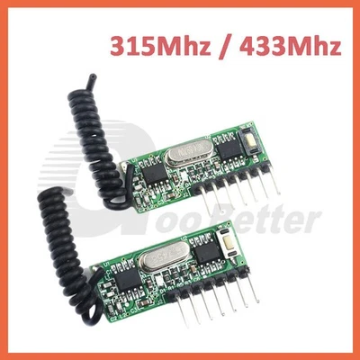 315 Mhz / 433 Mhz Sender Empfänger Receiver RF Funk Modul Wireless Transmitter - Bild 1 von 4