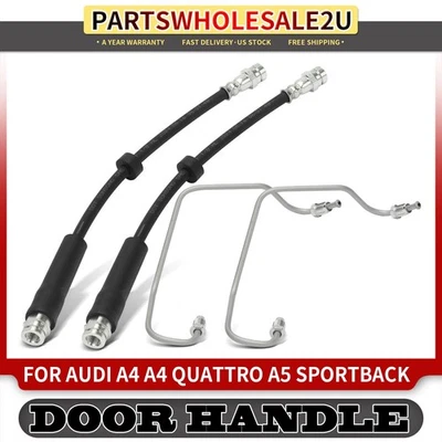 2x Front Brake Hydraulic Hose for Audi A4 2016 A4 Quattro 2017-2021 A4 allroad - Image 1 of 4