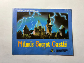 Milon's Secret Castle Manual | Nintendo Entertainment NES | NES-KM-USA | Used
