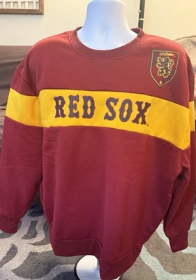 2024 Boston Red Sox Gryffindor Potter Size XL Crewneck Sweatshirt Fenway Promo - Image 1 of 4