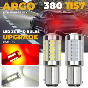 380 1157 Led Brake Light Bulbs Upgrade Xenon Bay15d P21/5w Stop Tail Light Bulbs - Picture 1 of 15