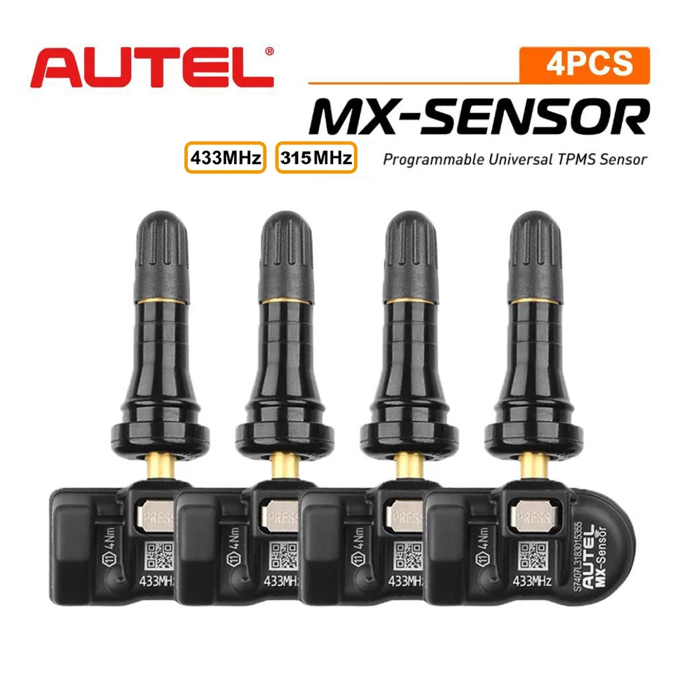 Autel TPS218 TPMS MX-Sensor 315MHz 433MHz 2 in 1 Press-in Tire Pressure Sensor
