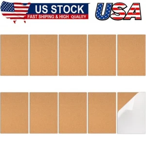 Self-Adhesive Cork Board,30x21cm,Cork Pin Board,1mm Thick Cork Board,Cork Mat - Picture 1 of 9