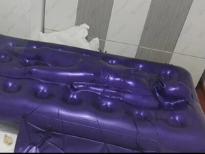1347 Latex Gummi breathing tube vacuum inflated bed twin size customized 0.4mm - Picture 1 of 5