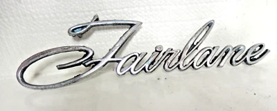 { Vintage 1968 Ford Fairlane OEM Car Vehicle Emblem Badge C8OB-54291B62-A - Image 1 of 3
