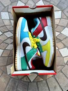DH0952 100 - Size 8.5 - Nike Dunk SE Low Free.99 White - Picture 1 of 9