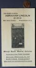 1910-20s Osborn H. Oldroyd House Où Abraham Lincoln est mort brochure version 4---