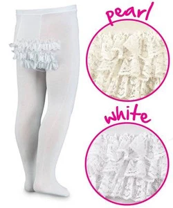Jefferies Microfiber Rhumba Baby Tights White or Pearl Ivory 0-6 6-18 18-24M - Picture 1 of 3