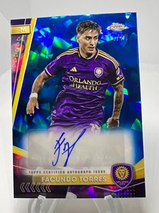 2024 Topps Chrome Sapphire MLS Facundo Torres Auto /20 Orlando - Picture 1 of 2