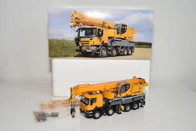 B17 1:50 WSI 9921 SCANIA LIEBHERR LTF 1060-4.1 GRU TRUCK MIB - Immagine 1 di 4