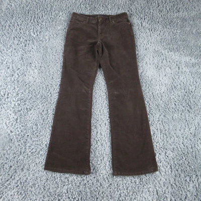 Pantalones de mezclilla Talbots para mujer 6 marrón pana bota curvilínea 28x29* Foto 1 de 4