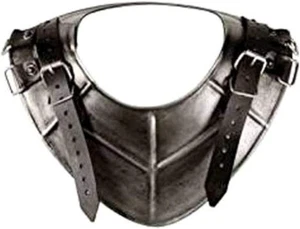 Medieval Armor Dark Gorget Neck Armor One Size Fit All - Antique Black Armour Ru - Picture 1 of 8