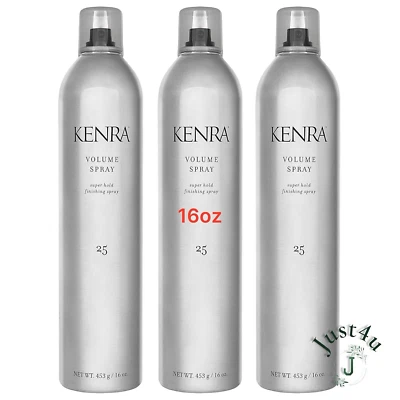 Kenra Volume Spray 25 Super Hold Finishing Spray, 16oz. (3PACK) 80% VOC - Image 1 of 2