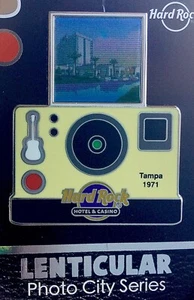 2020 HARD ROCK HOTEL & CASINO TAMPA LENTICULAR PHOTO CITY SERIES LE PIN - Picture 1 of 4