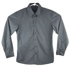 US Expedition Men’s Long Sleeve Button - Up Shirt Size Medium - Gray, Black