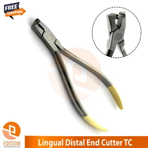 Cortador de extremo distal lingual de ortodoncia TC ligadura dental herramienta de corte de alambre al ras - Imagen 1 de 2