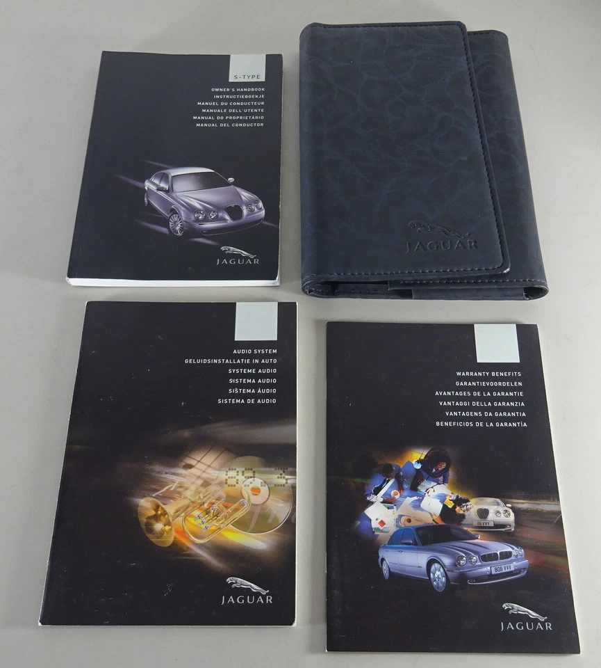 Manual Del Propietario + Cartera Jaguar S-Type 2.5 / 3.0 / 4.2 LITROS De 2004 - Imagen 1 de 1