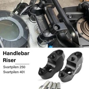 Adaptador de abrazadera elevadora para Husqvarna Svartpilen 250 Svartpilen 401 elevadores de manillar - Imagen 1 de 11