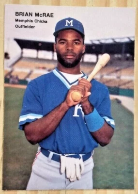 1990 BEST CARDS BRIAN MCRAE MINOR LEAGUE ROOKIE CARD#276 NM-MT ROYALS CUBS METS - Image 1 of 2