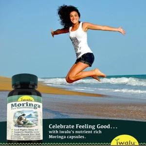 Organic Moringa - Harness The Power Of Pure Nutrition, iwalu Moringa Capsules - Picture 1 of 12