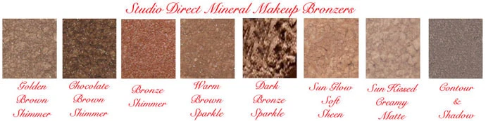 STUDIO DIRECT MINERAL PURE NATURAL MAKEUP BRONZER LOOSE PIGMENT BRONZE NEW USA - Image 1 of 1