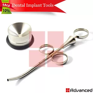 Dental Bone Graft Syringe Curved 3.5mm Sinus Augmentation Amalgam Well Pot Basin - Picture 1 of 3