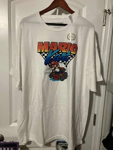 Mario Kart Nintendo White Men's 3XL XXXL T-Shirt - Picture 1 of 2