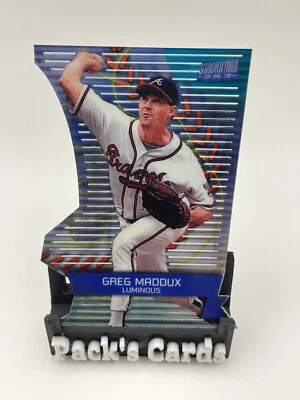 2000 Stadium Club Greg Maddux  3 X 3 Luminous #1C - Image 1 of 2
