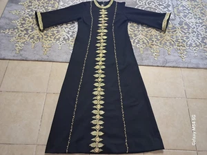 NUEVO VESTIDO BORDADO VINTAGE TRADICIONAL ISRAELÍ JUDAICA ÉTNICO AÑOS 50 TALLA 44 משכית - Imagen 1 de 15