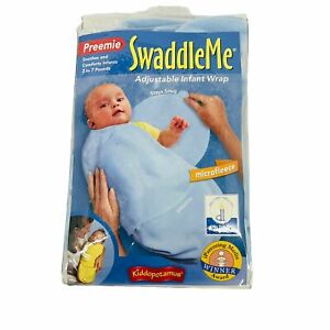 SwaddleMe Preemie Blue Fleece Infant Wrap