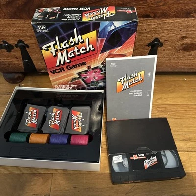 Flash Match VCR Game, Cards Vintage 1986 Mattel - Image 1 of 3