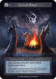 Occult Ritual 1x Beta SCR Sorcery Contested Realm Unique MINT air magic - Picture 1 of 1