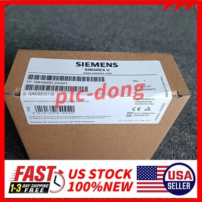 Siemens 7MH4950-2AA01 Non-Contact Ultrasonic Level Sensor Sealed Free Shipping - Image 1 of 2