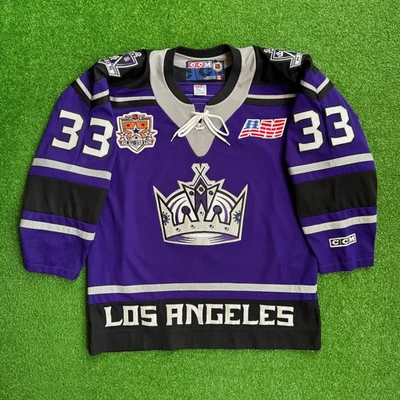Camiseta deportiva 2002 Ziggy Palffy Los Angeles Kings CCM NHL talla mediana Foto 1 de 4