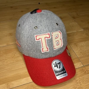 '47 Clean Up WOMENS x Stoney Clover Lane Tampa Bay Buccaneers Strapback Wool Hat - Picture 1 of 15