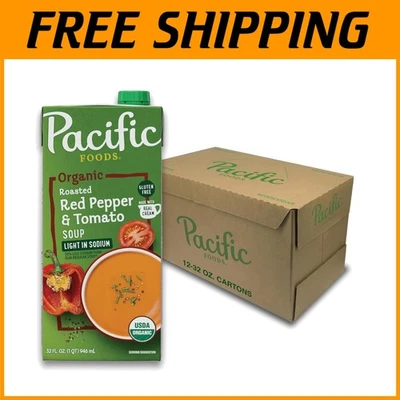 Light in Sodium Roasted Red Pepper & Tomato Soup - 12 x 32 oz Resealable Packs - Image 1 of 4