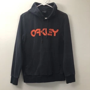 OAKLEY CUSTOM FIT PULLOVER HOODIE KAPUZENSWEATSHIRT Herren Medium Navy Blau *LESEN - Bild 1 von 10