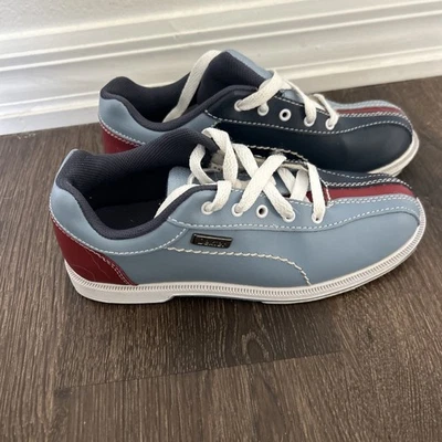 Dexter Slide-Rite Womens Split Toe Bowling Shoes B4422-18 Blue Red Size 6.5 - Image 1 of 4