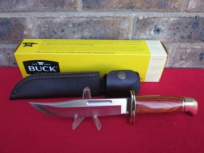 Cuchillo Buck 119 Special D2 Hoja Mango Cocobolo Latón Pomo y Protector 2019 Nuevo en Caja Foto 1 de 4
